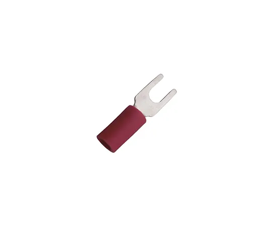 63-4882-68　JST Crimp Spade Connector, 0.2mm² to 1.65mm², 22AWG to 16AWG, 3.5mm Stud Size Vinyl, Red　V1.25-YS3A