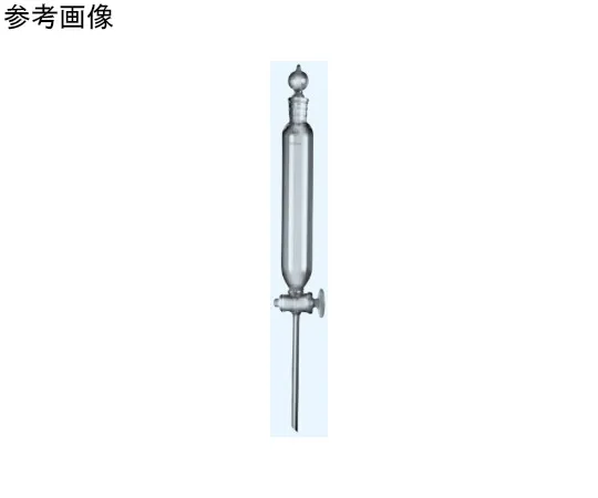 65-8680-02　Funnel Separatory (Cylindrical Type) (Glass Cock) TS Sliding Part 15 50 mL　167-15050