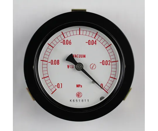 65-4273-71　Normal Pressure Gauge (Φ75) Vacuum Gauge (Negative Pressure Gauge) Embedded Type D Frame (Mounting Bracket) For Vibration Resistance -0.1~0 MPa　AC15-131