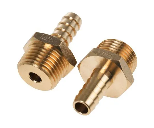 63-4840-20　RS PRO Straight Brass Hose Connector, 1/2 in G Male　506-7288