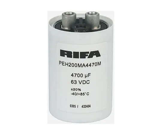 63-4759-29　KEMET 470μF 500V dc Aluminium Electrolytic Capacitor, Chassis Mount 50 x 75mm +85°C 50mm 75mm　PEH200ZH3470MU2