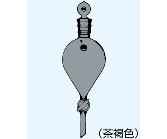 65-8679-37　Funnel Separatory (Glass Cock) TS Sliding Part 15/25 50 mL Brown　168-15050B