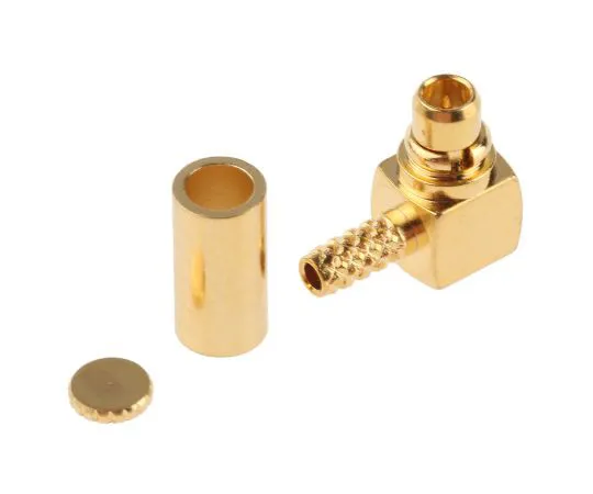 63-4796-34　TE Connectivity 50Ω Right Angle Cable Mount MMCX Connector, Plug, Solder Termination, RG178　1-1634003-0