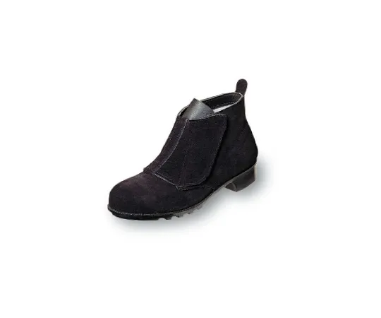 64-6540-49　Heat Resistant Medium Shoes (Velcro) Black 23.5 cm　B212