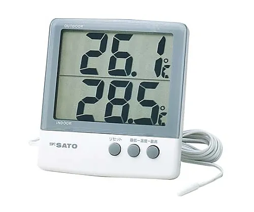 61-9438-04　［Discontinued］Digital Maximum And Minimum Thermometer (Calibration Results Document + Calibration Certificate)　PC-6800