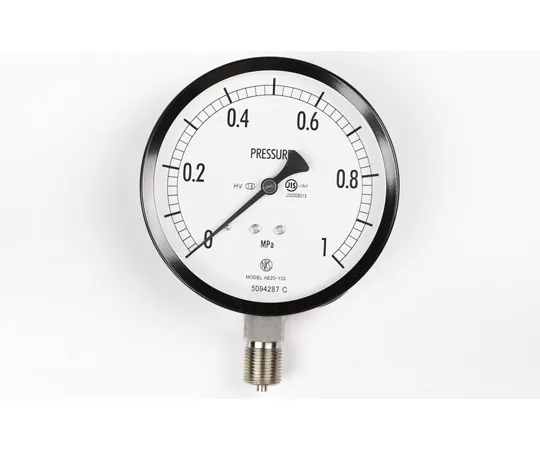 65-4284-54　Normal Pressure Gauge (Φ100) Vertical A Frame for Heat and Vibration Resistance 1 MPa　AE20-133