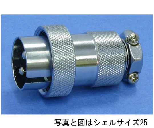 68-2210-50　NCS Plug (Shell φ25/5 Pole)　NCS-255-PM