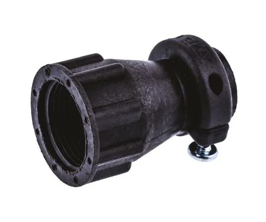 63-4686-74　TE Connectivity Cable Clamp Black Screw Thermoplastic Cable Clamp, 8.36mm Max. Bundle　182658-1