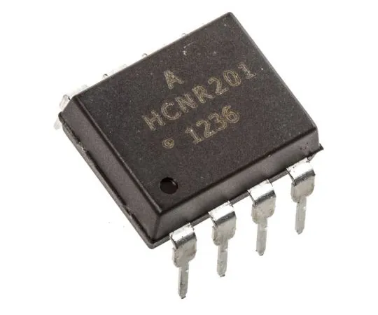 63-4876-38　Broadcom, HCNR201-000E DC Input Photodiode Output Optocoupler, Through Hole, 8-Pin PDIP-W　HCNR201-000E
