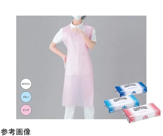 67-2183-27　Clean Apron Sleeveless White 30 Pieces　00073722
