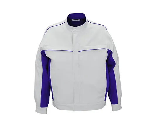 63-1785-41　Long Sleeve Jacket Silver Gray x Royal Blue　2626-65-S