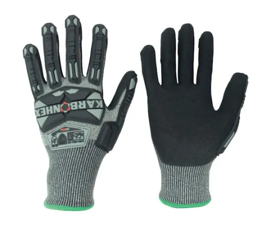 67-3142-44　KARBONHEX Cut Resistant Shock Resistant Gloves M　KX-90J-M