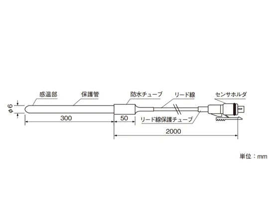 67-4916-46　Temperature Sensor Sanitary With Metal Protective Tube -40~60°C　MR9301B30