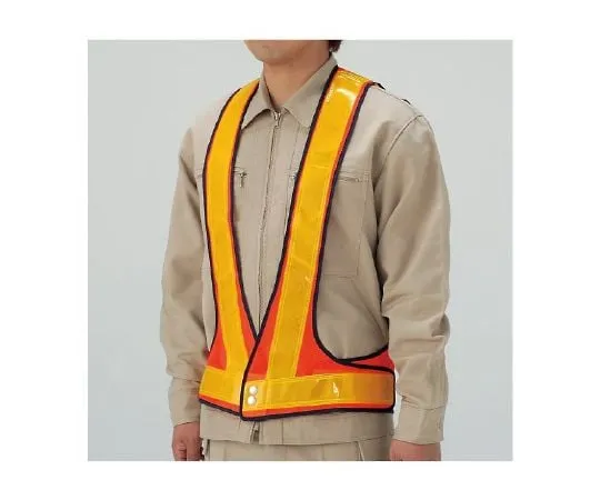 62-6096-18　Reflection Vest Fluorescent Orange　379-55