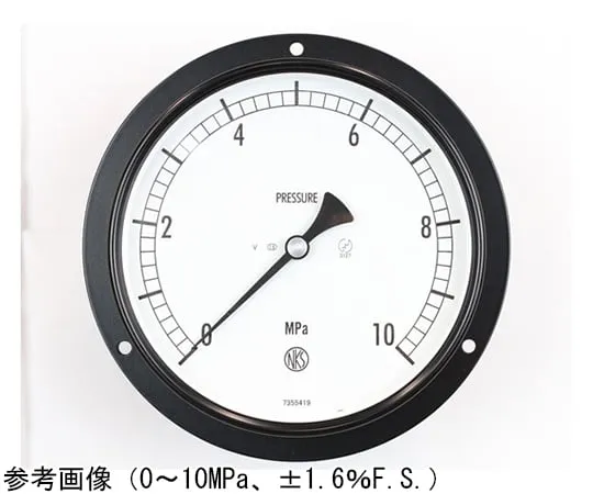 65-4291-61　Normal Pressure Gauge (Φ150) Embedded D Frame (Mounting Hole) for Vibration Resistance 10 MPa　AG15-231