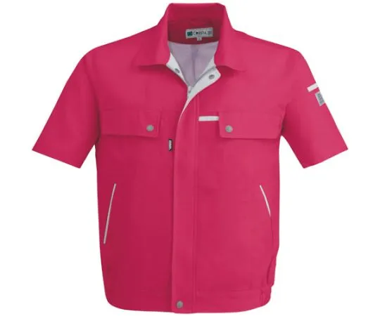 65-8358-38　Short Sleeve Blouson Cherry Red 3L　1551-77-3L