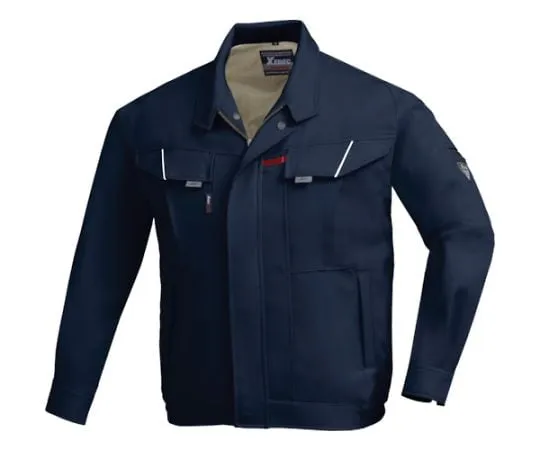 65-8485-24　Long Sleeve Blouson Navy 3L　7550-10-3L