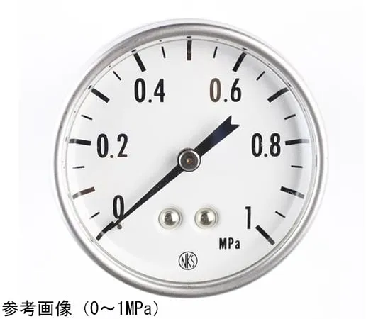 65-4317-02　Small Pressure Gauge (50Φ) 0.1 MPa　GK25-271