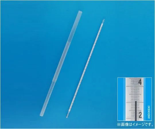 64-0703-04　Standard Thermometer (Double-Tube) 400 -56 ~ 0 °C (0.1) Total Length 400 mm All Submerged Inspection Results Included　1-01-0-VC
