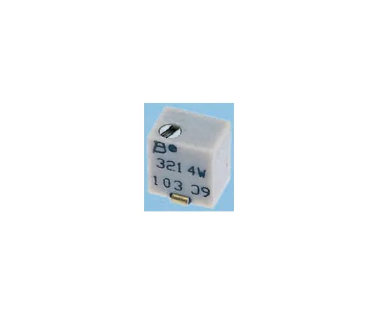 63-4742-19　500Ω SMD Trimmer Potentiometer 0.25W Top Adjust Bourns 3214 Series　3214W-1-501E