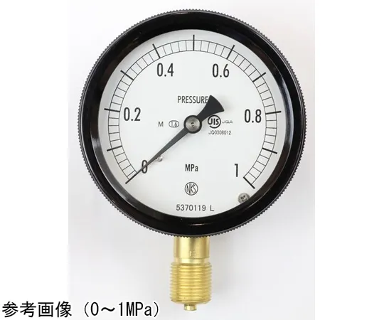 65-4296-73-20　Sealed Pressure Gauge (75Φ) Vertical A Frame for Steam with 0.6 MPa with Inspection Certificate　BC12-131