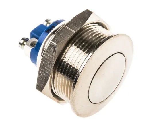 63-4713-83　APEM Single Pole Single Throw (SPST) Momentary Push Button Switch, 22.2 (Dia.)mm, Panel Mount, Screw Mount, 24/48V dc　AV021003C900