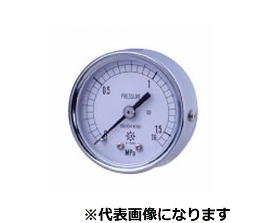 65-3591-53　KOT Small Vacuum Gauge A Type φ40 R1/8 -0.1~0MPA　ADTR18-40-0.1MPA