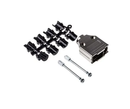63-4764-26　MH Connectors MHDTPK Series ABS D-sub Connector Backshell, 9 Way, Strain Relief　DTPK9-K