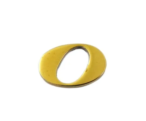 61-7430-91　Brass Gold Characters Small Characters English O　QS20-O