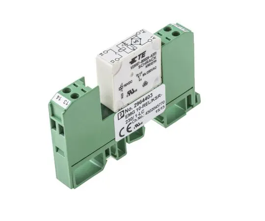 63-4758-43　Phoenix Contact EMG 10-REL/KSR-230/1-LC Series 230V dc DIN Rail Non-Latching Relay, SPNO　2964403