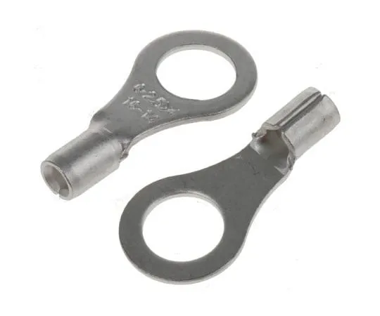 63-4727-29　RS PRO Uninsulated Crimp Ring Terminal, M6 Stud Size, 1.5mm² to 2.5mm² Wire Size　208-2593