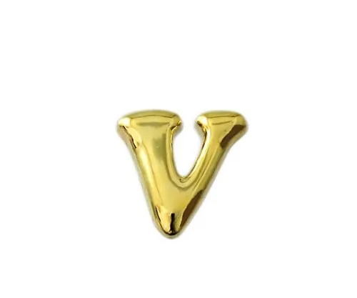 61-7421-29　Gold Characters Small V　ABG15-V