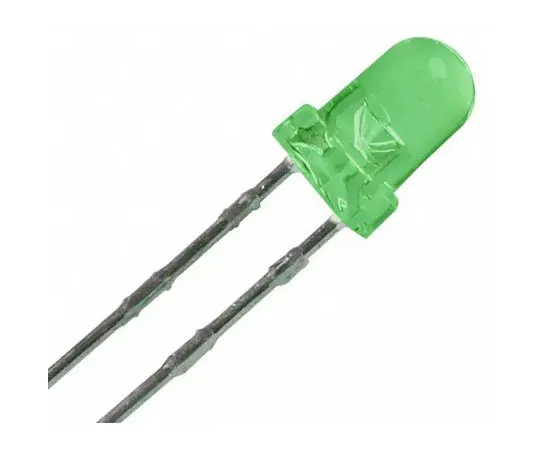 63-4711-41　2.1 V Green LED 3mm Through Hole, ROHM SLR-343PC3F　SLR-343PC3F