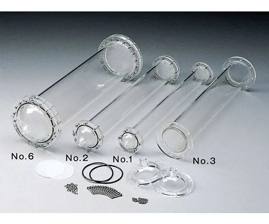 64-3693-61　Acrylic Pressure Resistant Pure Water Bottle/Filter Tube No. 1　00340