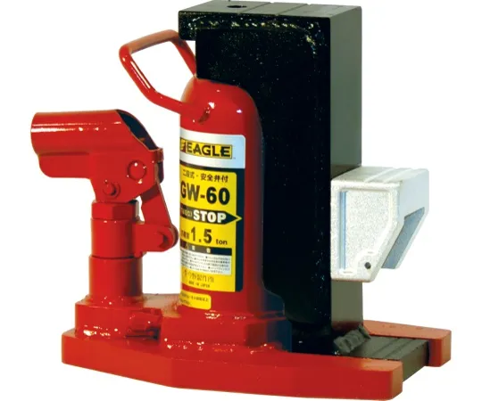 62-3617-80　［Discontinued］Attachment Type 2 stages type, Lever Rotation and Safety valve with Jack with nail claw 1.5t　GW-60