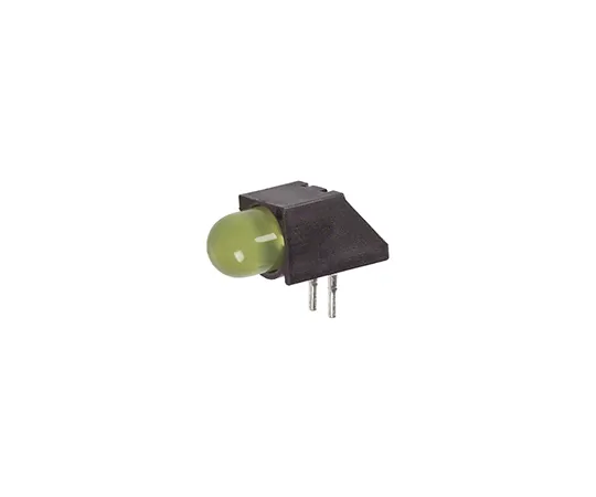 63-4873-56　Dialight 550-2307F, Yellow Right Angle PCB LED Indicator, Through Hole 2.6 V　550-2307F