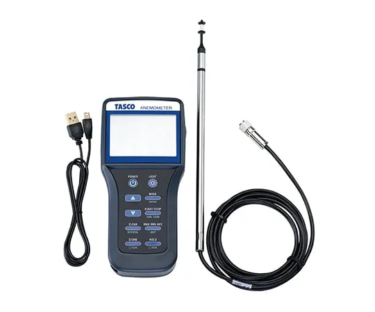 3-8962-01　［Discontinued］Thermal Anemometer (Dumbbell Type) Main Unit (Single Records: 99)　TA411DA