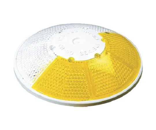 65-1986-16　Curve Rivet Night River CR50KWY White-Yellow Double-sided Reflection　CR-50-KWY