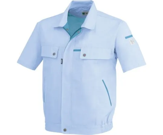 65-8357-92　Short Sleeve Blouson Sax 3L　1551-42-3L
