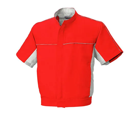63-1798-78　Half-Sleeve Jacket Red x Silver Gray　5638-46-S