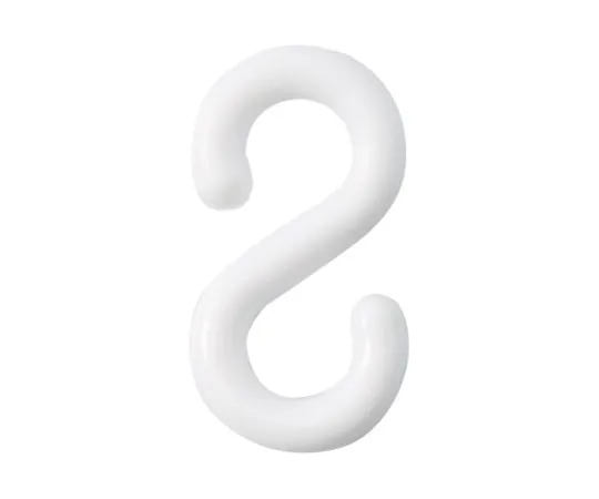 61-9937-42　S Hook φ6mm White　284121