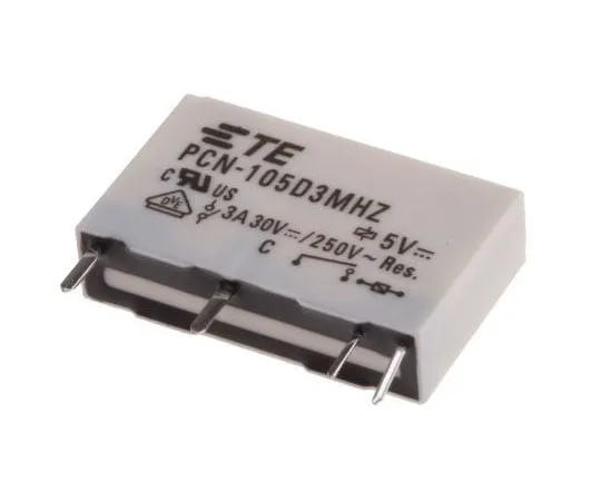 63-4687-08　TE Connectivity SPNO Non-Latching Relay PCB Mount, 5V dc Coil, 3A　PCN-105D3MHZ