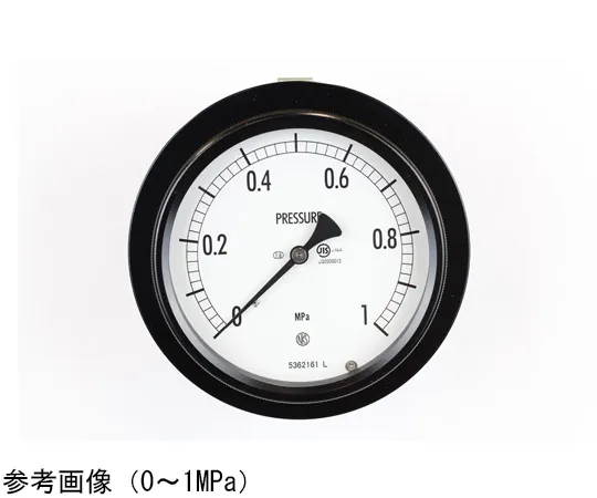 65-4304-97　Sealed Pressure Gauge (100Φ) Recessed D Frame (Mounting Bracket) 0.4 MPa　BE15-133
