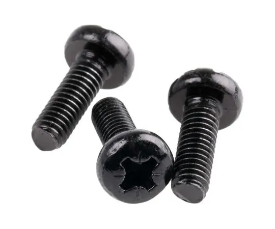 63-4816-82　RS PRO, M4 Pan Head, 12mm Steel Pozidriv Black Zinc Passivated0.7　483-0990