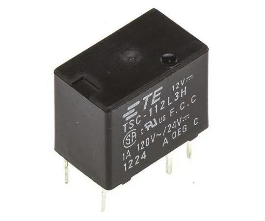 63-4831-58　TE ConnectivityTSC SPDT Non-Latching Relay PCB Mount, 12V dc Coil, 1A　TSC-112L3H000