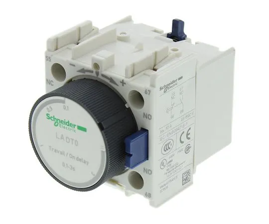 63-4782-90　TeSys D Series Analogue (ON Delay) Pneumatic Timer, Range 0.1 → 3s, NO/NC Contacts　LADT0