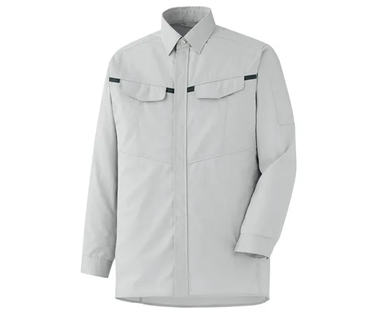 65-1292-88　Work Clothes, VERDEXCEL Shirt Silver Gray x Charcoal SSS VES2671UE-SSS　VES2671-UE-SSS