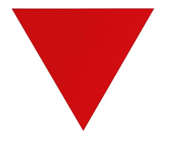 61-9253-74　Fire Fighter'S Admission Port Mark Red Color (With Adhesive Tape)　SK-13-2