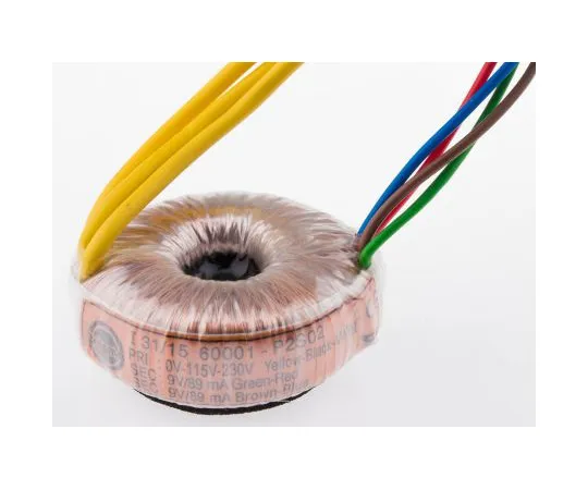63-4751-44　2 Output Toroidal Transformer, 1.6VA, 2 x 9V ac　60001