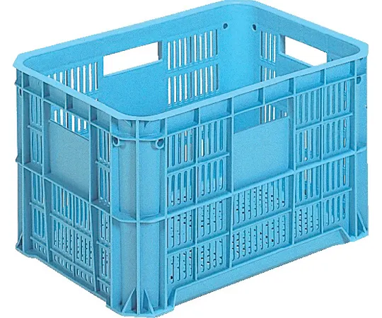 67-6655-50　Container -4 4 Hand (PP) Light Blue　10485200BL502